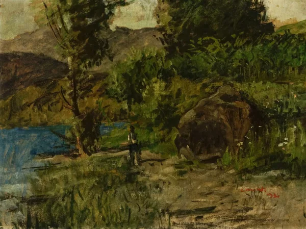Cesare Monti — Berger dans la campagne