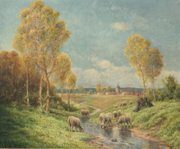 Paul Chaigneau — Paul CHAIGNEAU (1879-1938), Le troupeau