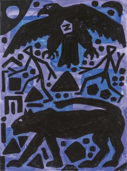 A. R. Penck — Entre les deux