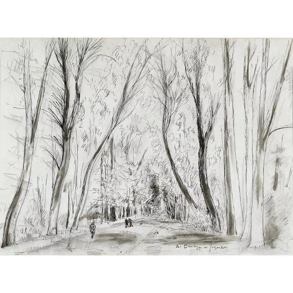 André Dunoyer de Segonzac — Allée d'arbres