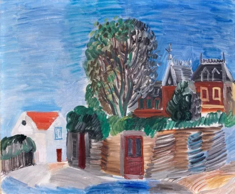 Raoul Dufy — Rue à Sainte Adresse, 1919