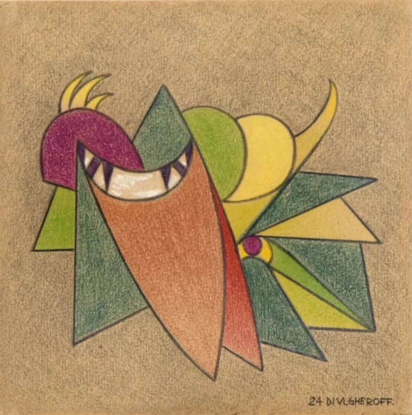 Nicolay Diulgheroff — Senza titolo, 1924