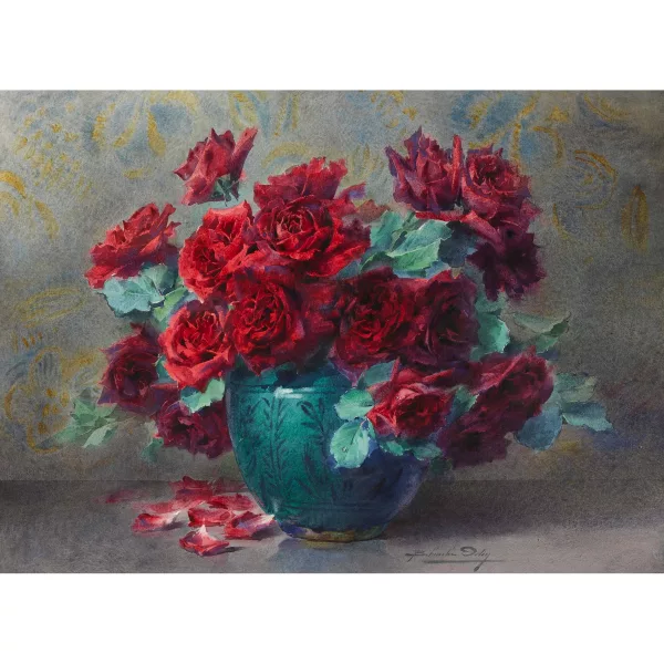 Blanche Odin — Bouquet des roses.