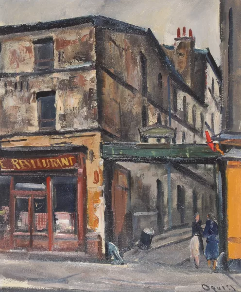 Takanori Oguiss — Rue d’Aubervilliers, um 1949