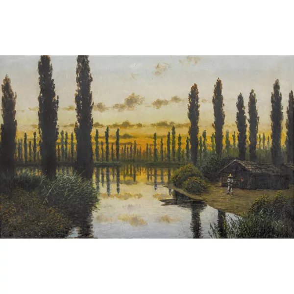August Lohr — Les jardins flottants de Xochimilco