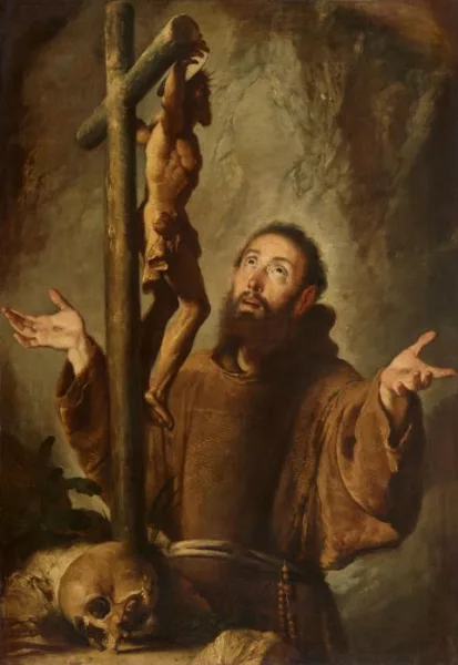 Bernardo Strozzi — Vision des Heiligen Franziskus