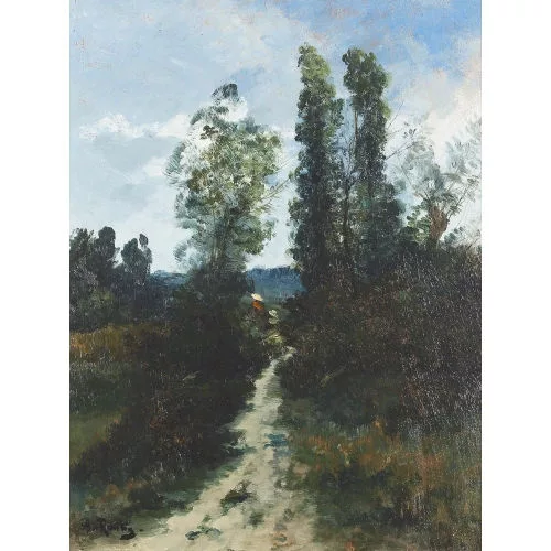Alfred Rouby — Chemin de lande en été
