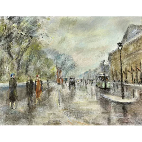 Hans Lasko — Vue de rue parisienne