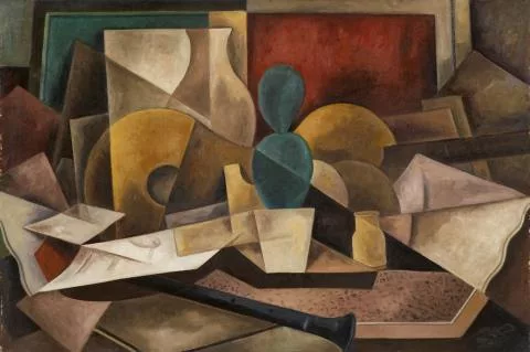 Eberhard Viegener — Stilleben mit Laute