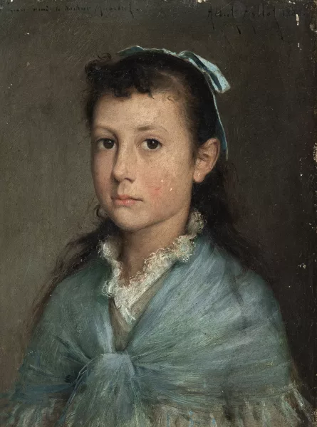 Albert Aublet — Portrait de jeune fille
