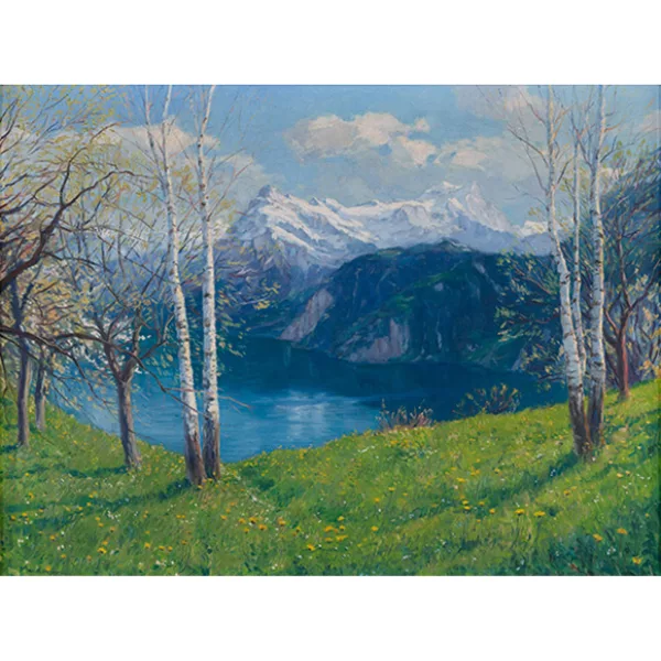 Paul Kutscha — Vierwaldstättersee mit Urirotstock.