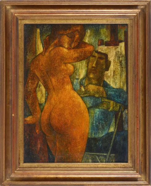 Francisco Bajén — Nu féminin de dos