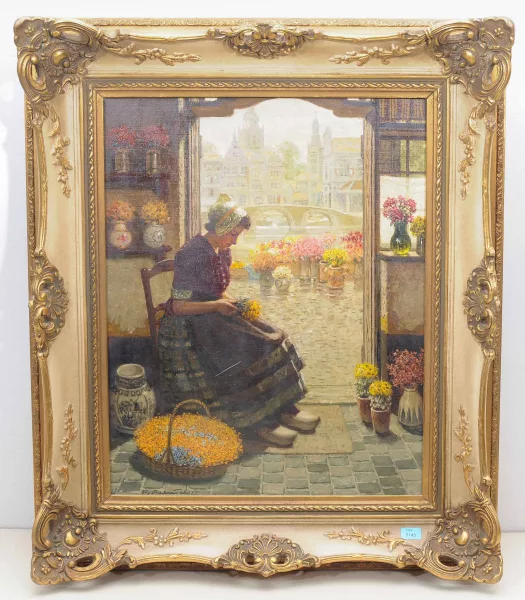 Peter Pulm — Die Blumenverkäuferin