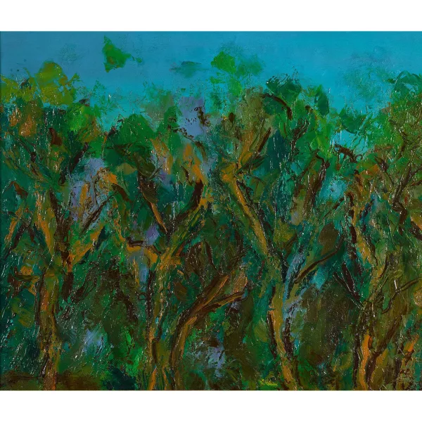 Ennio Morlotti — Attribué à ENNIO MORLOTTI — « Bois d’oliviers ».