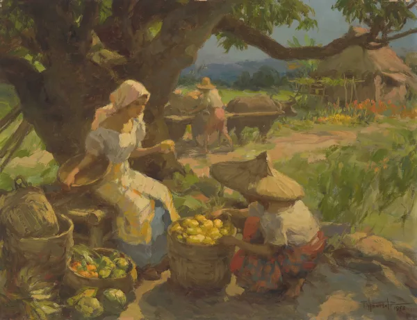 Fernando Amorsolo — Unter dem Mangobaum
