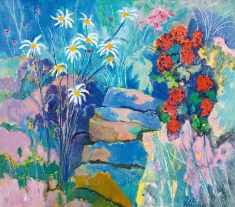Heinrich Steiner — Steinstufen bei den Blumen