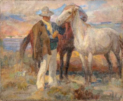 Léon-Charles Cannicioni — Muletier corse