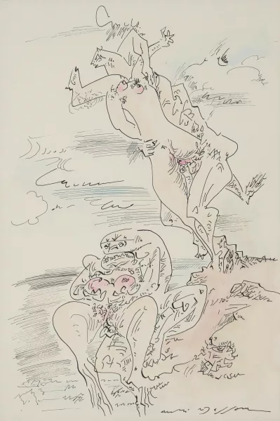 André Masson — Akte in der Landschaft