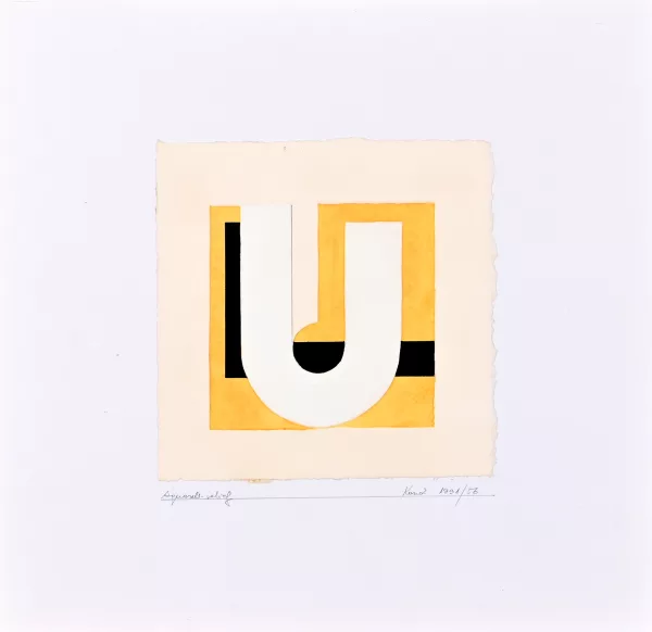 Tamas Konok — Rilievo ad acquerello, 1991