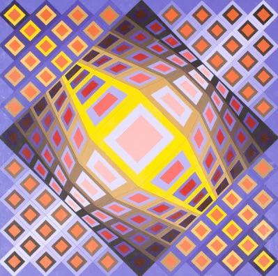 Victor Vasarely — Gyemant-Zett-2, 1972