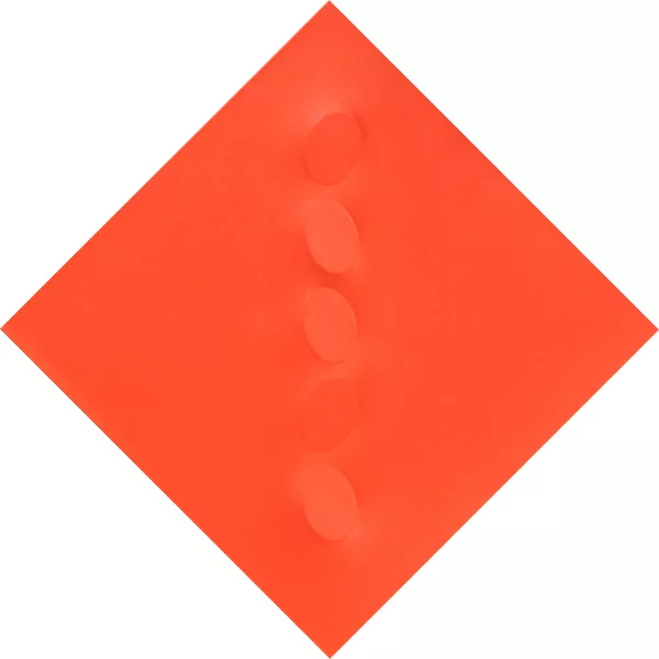 Turi Simeti — Cinq ovales rouges, 2003/04
