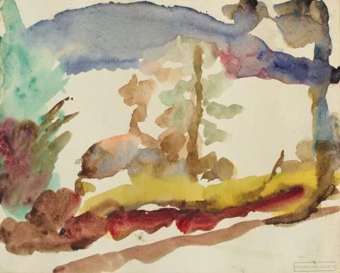 Lovis Corinth — Walchenseelandschaft