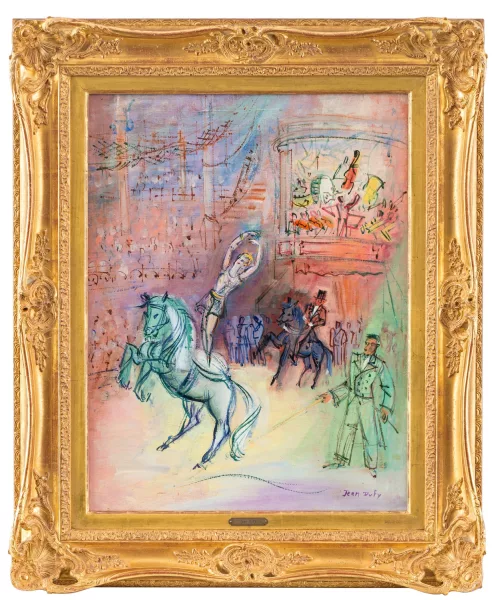 Jean Dufy — L'Ecuyère à panneaux,