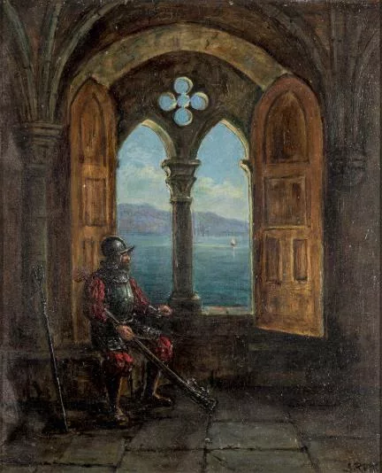 Joseph Anton Roth — Vue depuis le château d'Ivoire