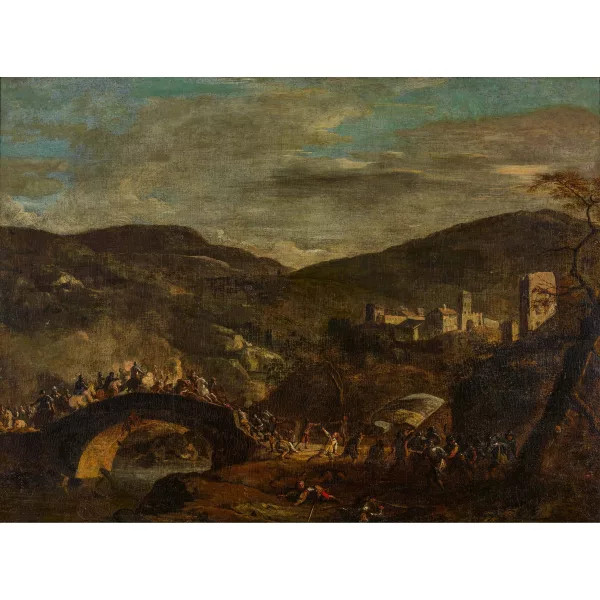 Salvator Rosa — Attribué à SALVATOR ROSA — Battaglia.