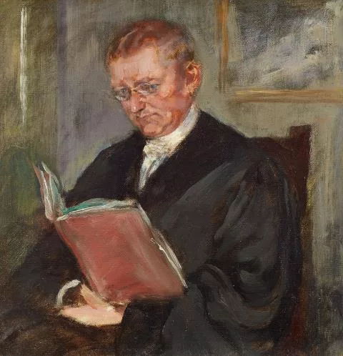 Ferdinand Brütt — Juriste en train de lire
