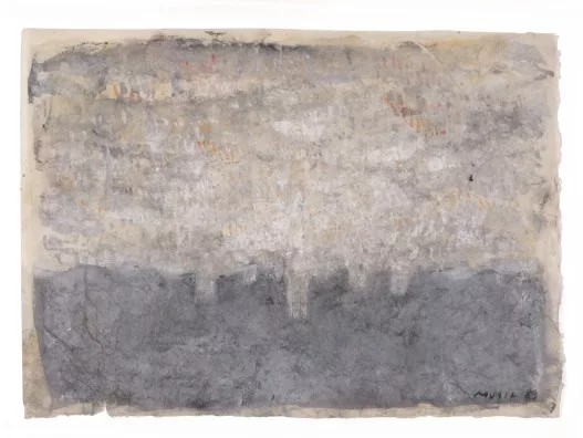 Zoran Mušič — La ville, 1989