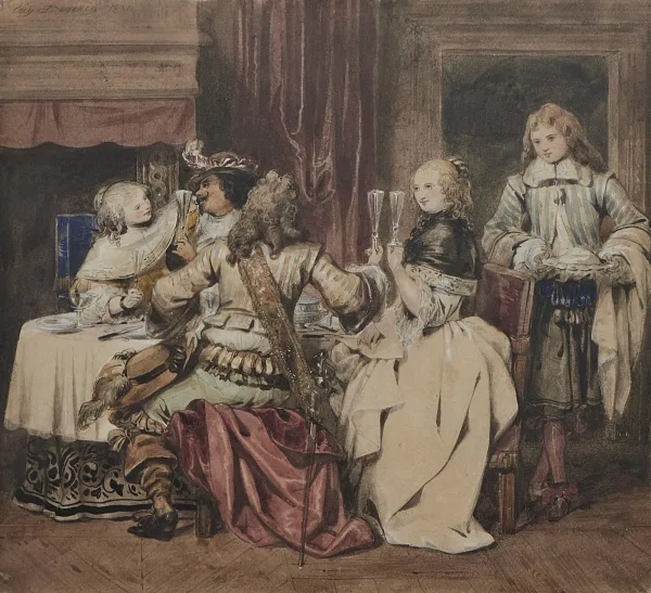 Eugène Devéria — Scène de genre