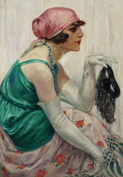 Charles Bisschops — La gitane au loup