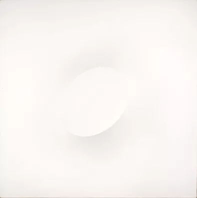 Turi Simeti — Un ovale bianco, 1968