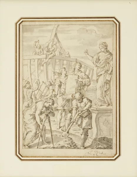 Jan Claudius de Cock — Chantier à l'Antique