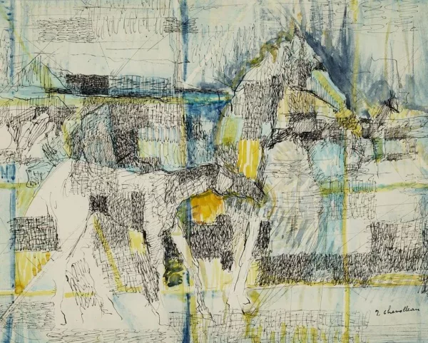 Jean Chevolleau — Pferde