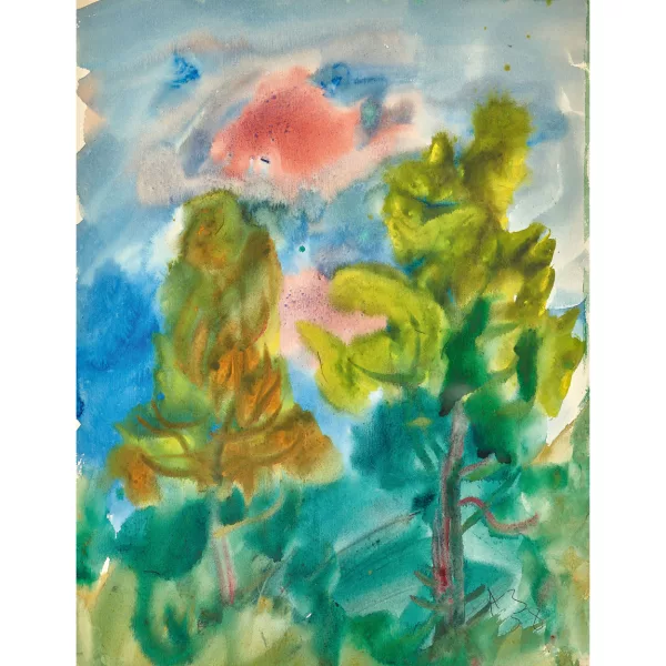 Anatoly Zverev — Paysage avec arbres