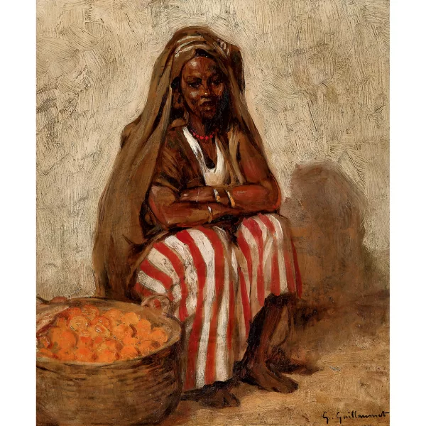 Gustave Guillaumet — "La marchande d'oranges".