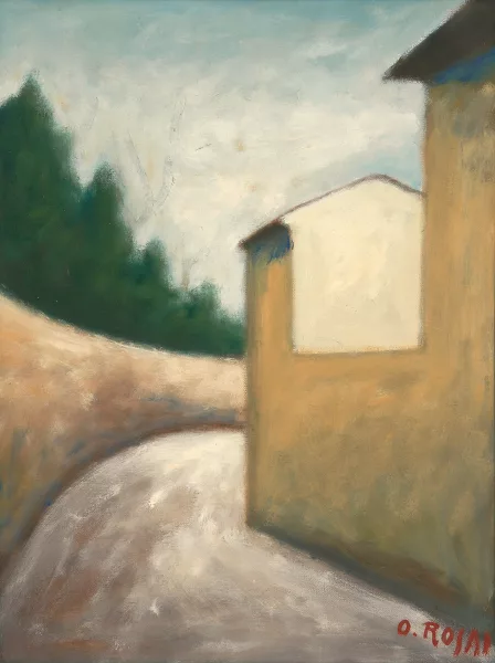 Ottone Rosai — Strada, ca. 1956