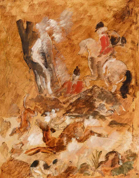 Charles Dufresne — "La chasse à courre