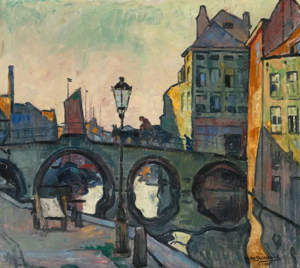 Achille Van Sassenbrouck — Blick auf die Mecheler Hoogbrug