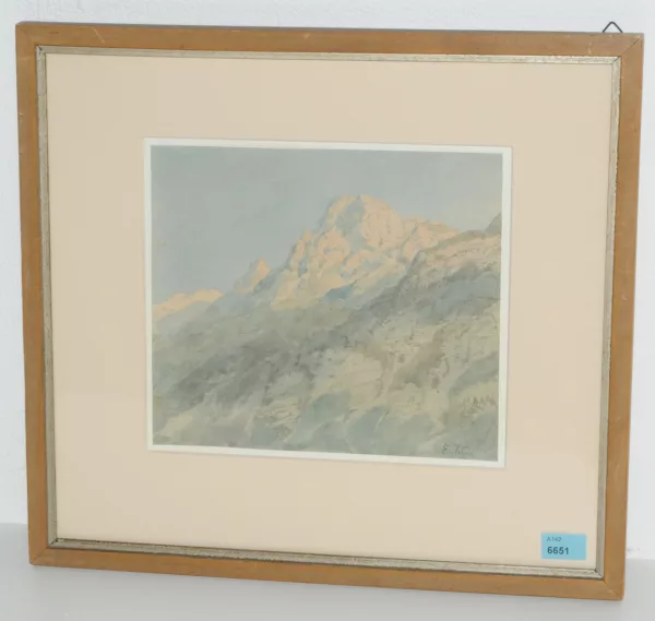 Edward Theodore Compton — Bergspitzen im Morgenlicht