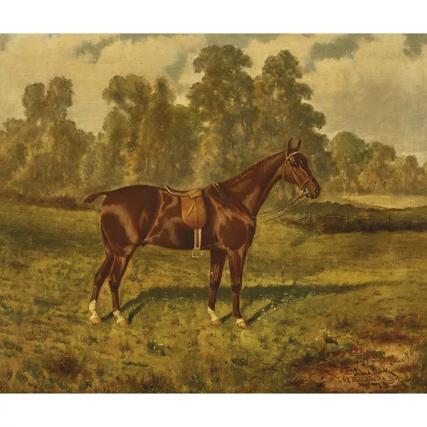 James Clark — Horse in a landscape.