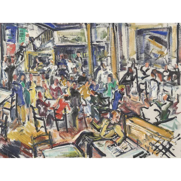 Anton Räderscheidt — Im Café.
