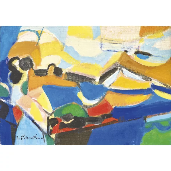 Jean Chevolleau — "Le lit défait".