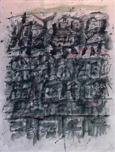 Gerhard Hoehme — Sans titre, 1962