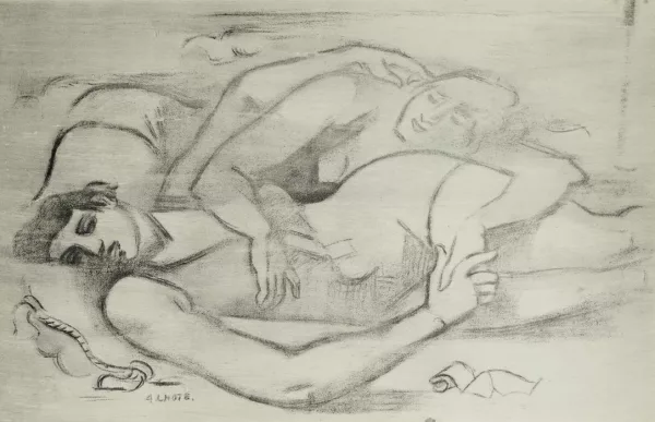 André Lhote — Couple sur la plage