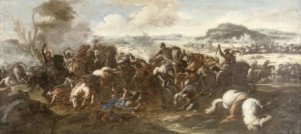 Jacques Courtois — Scène de bataille