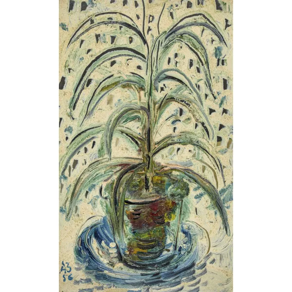 Anatoly Zverev — Nature morte à la plante en pot