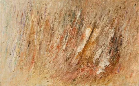 Winfred Gaul — Ohne Titel (Gelbes Palimpsest)